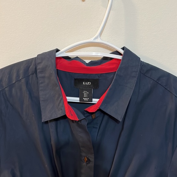 NEW KAZO WITHOUT TAG SHIRT DRESS ,SIZE L - Picture 3 of 8